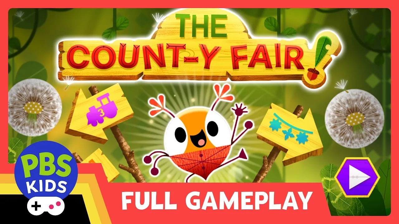June Bug exploring the fairground overworld in The Count-y Fair