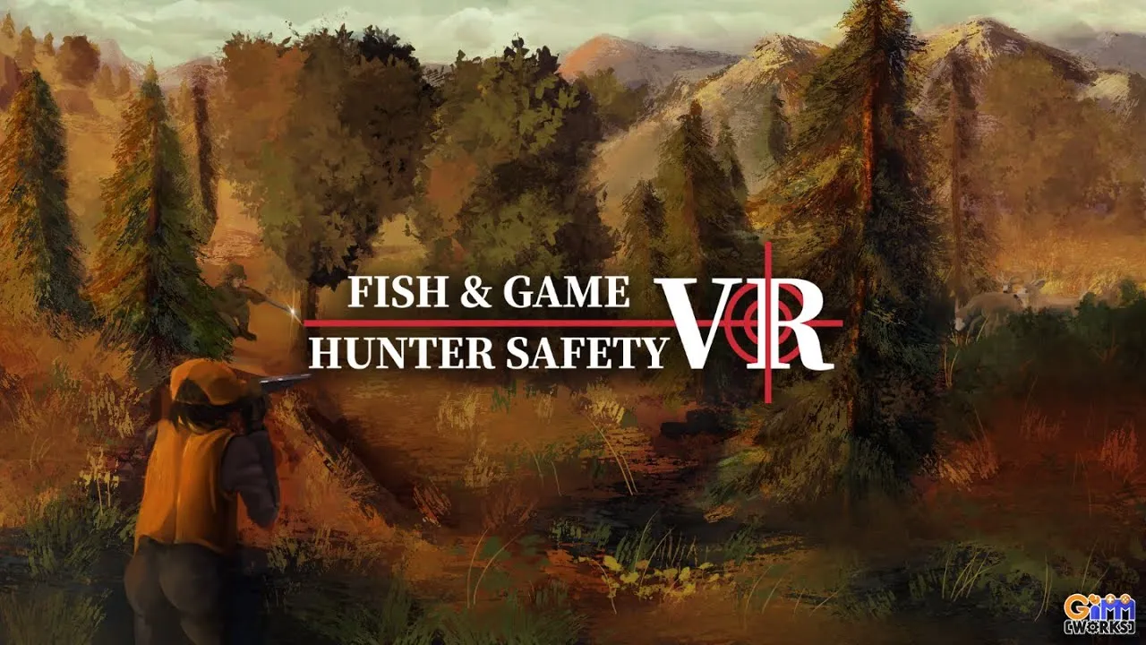 A hunter safety training scenario rendered in VR